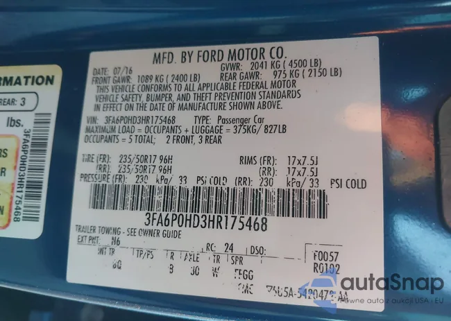 3FA6P0HD3HR175468: 42807118