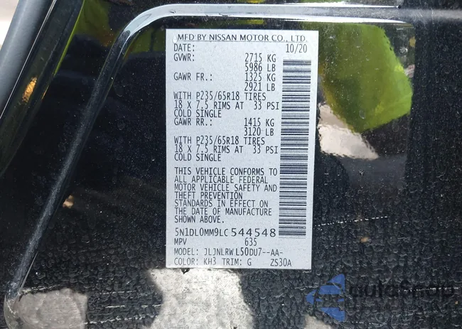 5N1DL0MM9LC544548: 42807148