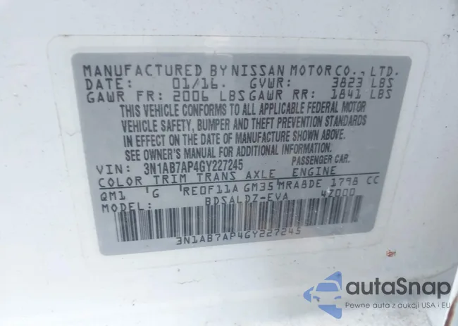 3N1AB7AP4GY227245: 42807413