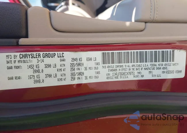 1C4RJFBG0EC478751: 42807461