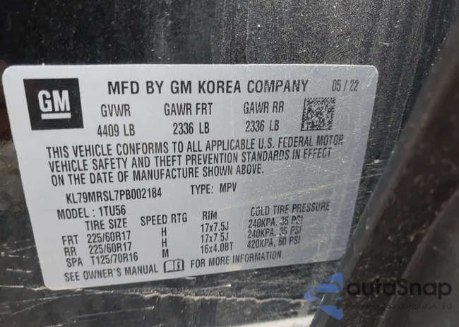 KL79MRSL7PB002184: 42807552