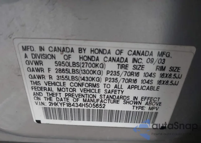 2HKYF18434H505652: 42806588