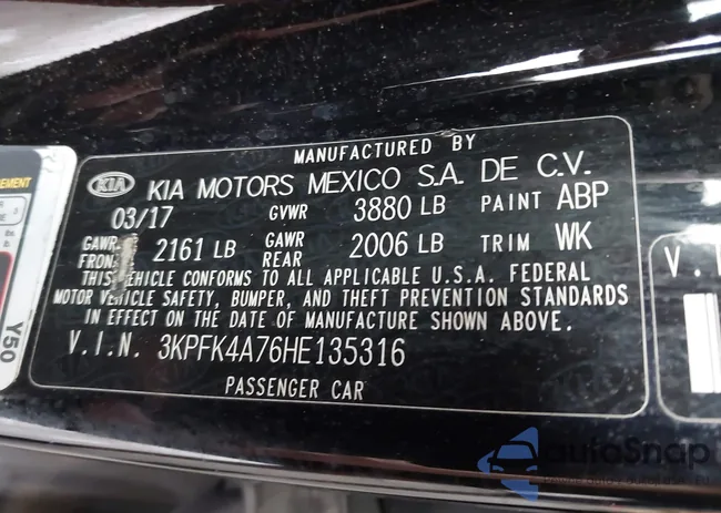 3KPFK4A76HE135316: 42806684