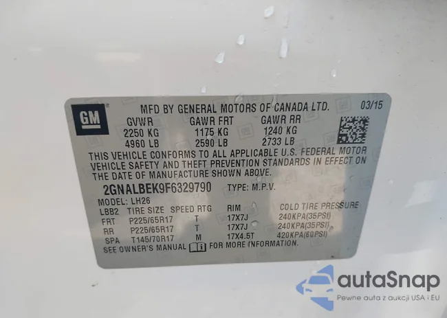 2GNALBEK9F6329790: 42806841