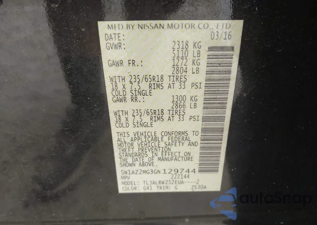 5N1AZ2MG3GN129744: 42808338