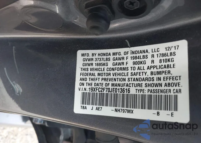 19XFC2F70JE013616: 42808353