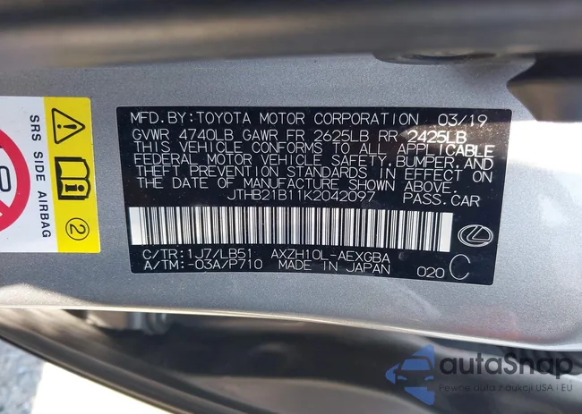 JTHB21B11K2042097: 42808391