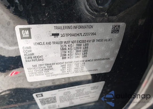 1GTP9AEH7LZ207994: 42808461