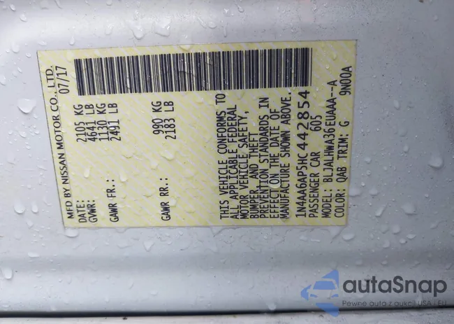 1N4AA6AP5HC442854: 42808496