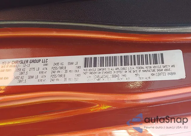 1C4BJWEG0EL198843: 42809061