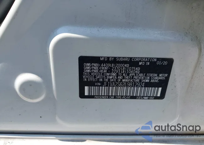 JF1VA2S62L9812924: 42808812