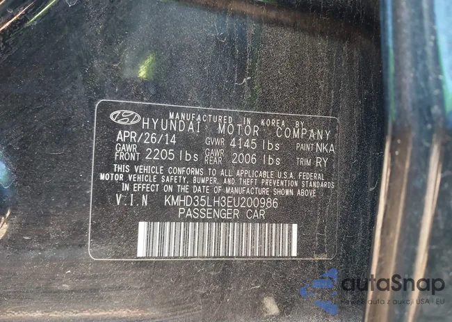 KMHD35LH3EU200986: 42808892