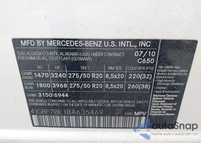 4JGBF7BE1BA635469: 42811237