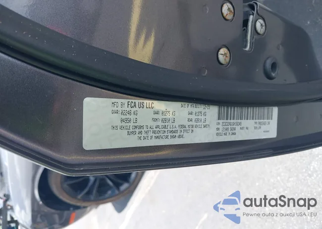 2C3CDZAG1GH166345: 42811350