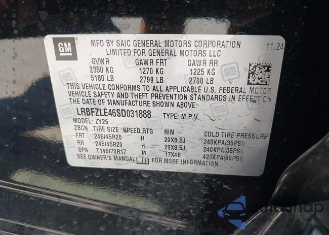 LRBFZLE46SD031888: 42811396