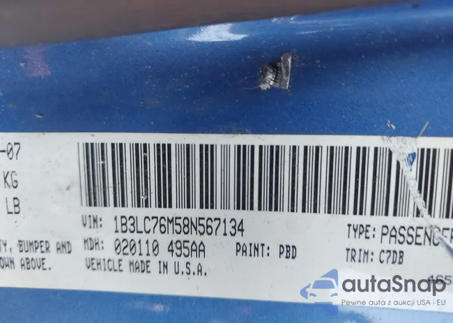 2C3CDXBG2CH168442: 42810640