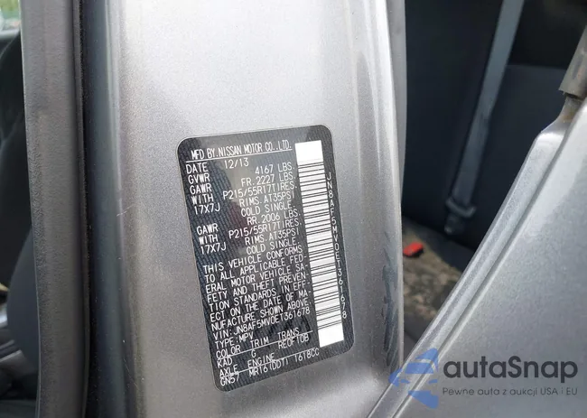 JN8AF5MV0ET361678: 42810861