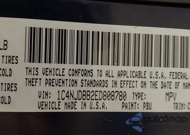 1C4NJDBB2ED808780: 42810863