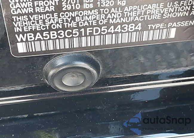 WBA5B3C51FD544384: 42810878