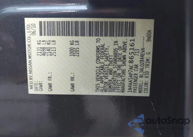 1N4AA5AP7AC865161: 42812116