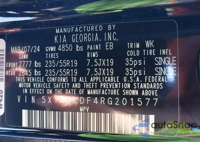 5XYK5CDF4RG201577: 42812228