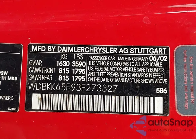 WDBKK65F93F273327: 42812352