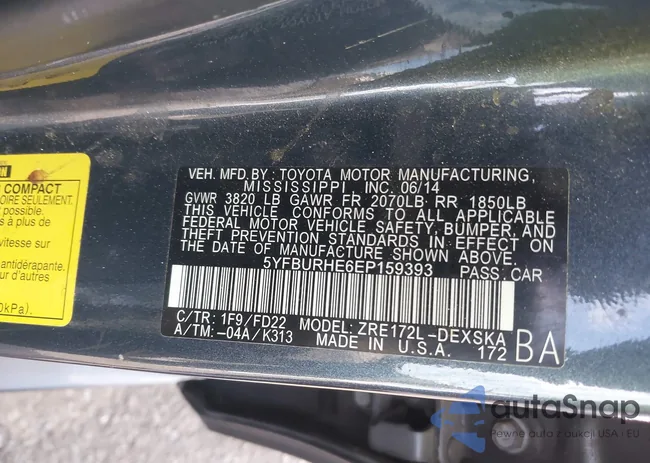 5YFBURHE6EP159393: 42812401