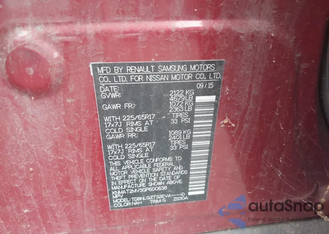 KNMAT2MV3GP600638: 42812993