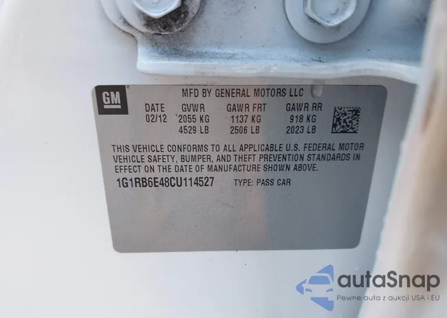 1G1RB6E48CU114527: 42813225