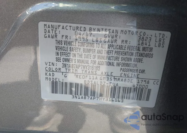 3N1AB7AP7HY316163: 42813227