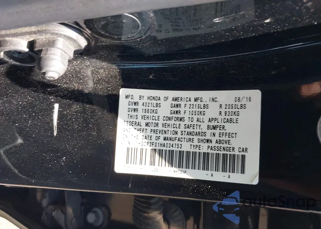 1HGCR2F01HA034753: 42813245