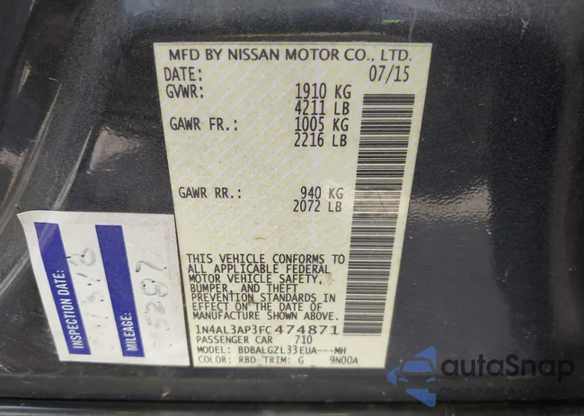 1N4AL3AP3FC474871: 42813350