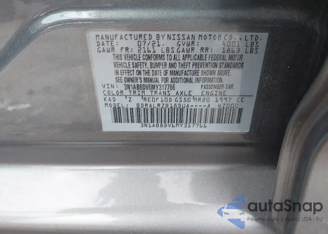 3N1AB8DV6MY317766: 42812525