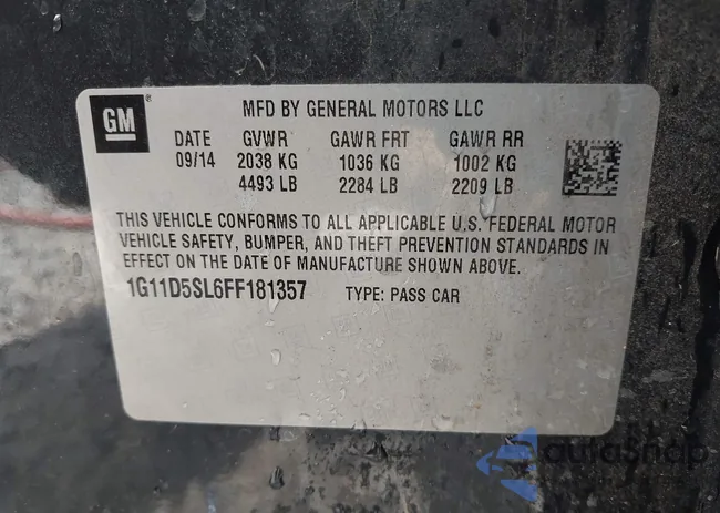 1G11D5SL6FF181357: 42812561