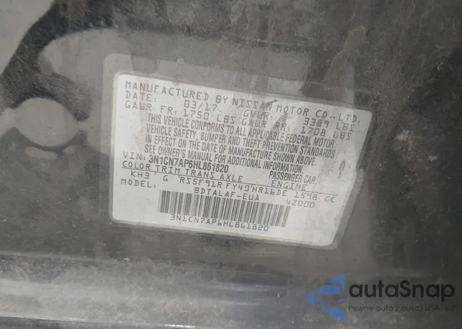 3N1CN7AP6HL861820: 42812688