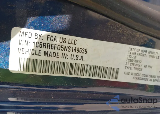 1C6RR6FG5NS149639: 42814035