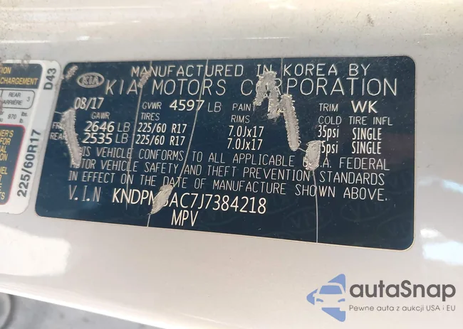 KNDPM3AC7J7384218: 42814038