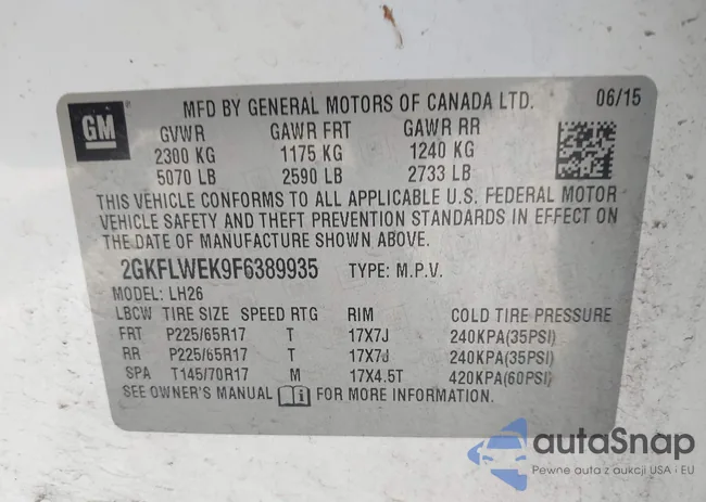 2GKFLWEK9F6389935: 42813706