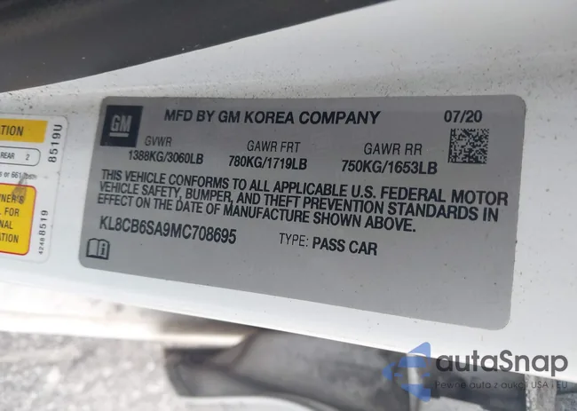 KL8CB6SA9MC708695: 42813714