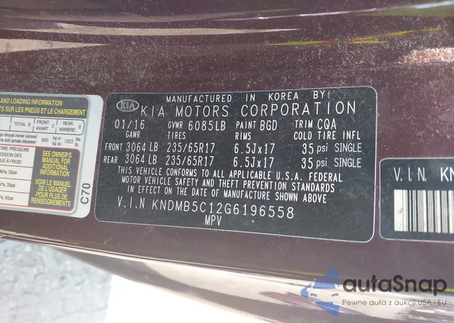 KNDMB5C12G6196558: 42813754