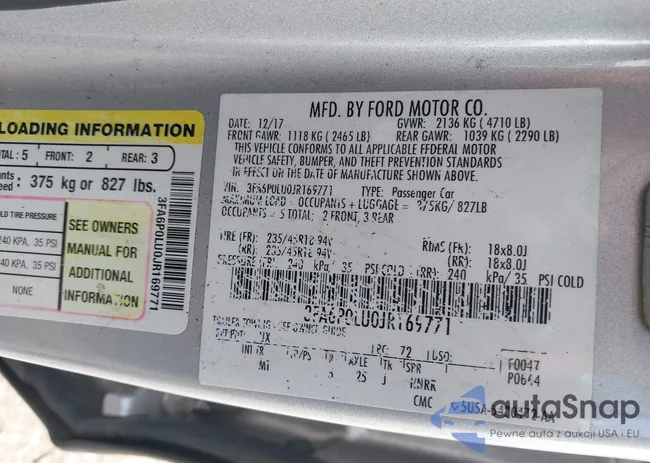 3FA6P0LU0JR169771: 42813873