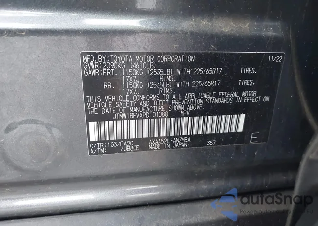 JTMW1RFVXPD101080: 42815031