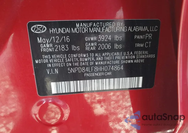 5NPD84LF8HH074864: 42815091