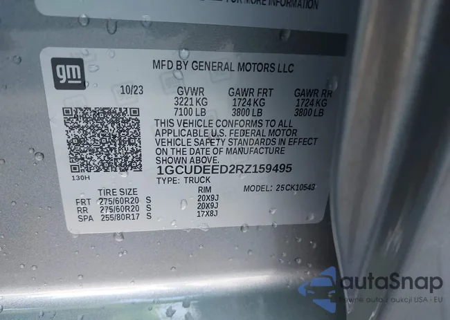 1GCUDEED2RZ159495: 42815178