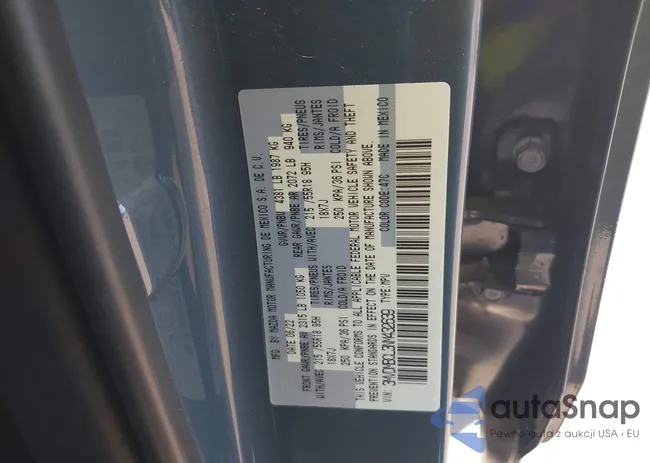 3MVDMBCL3NM432639: 42815202