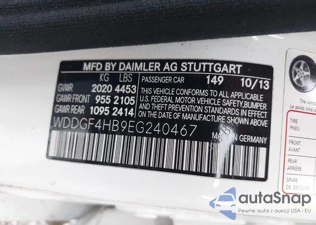 WDDGF4HB9EG240467: 42815379