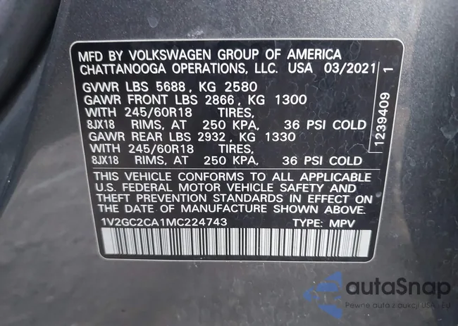 1V2GC2CA1MC224743: 42814577