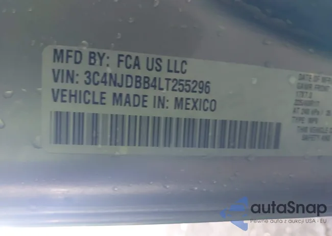 3C4NJDBB4LT255296: 42814635