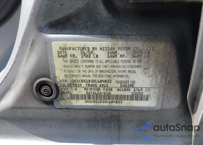 3N1CB51D32L684833: 42814753