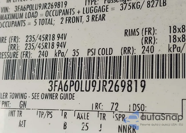 3FA6P0LU9JR269819: 42814835